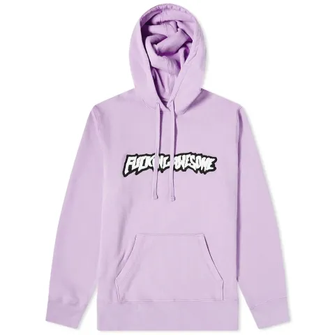 Garment Dyed Chenille Logo Hoody