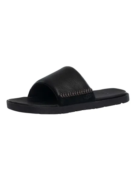 Ugg Seaside II Leather Sliders