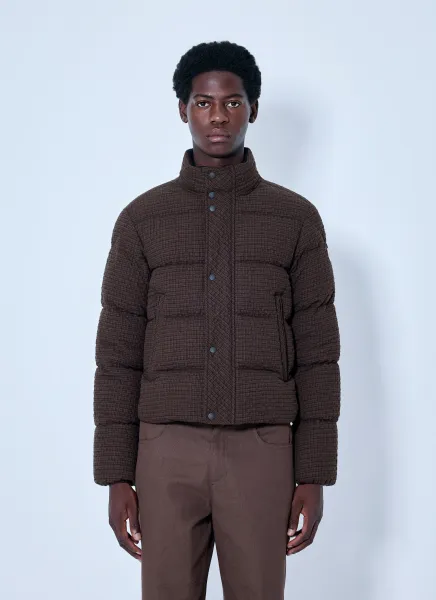 Oronte Cotton Flannel Short Down Jacket