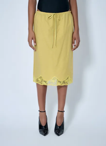 Laced Half-Slip Skirt