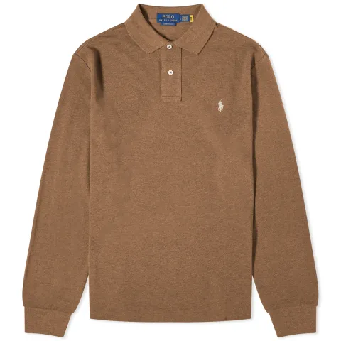 Long Sleeve Custom Fit Polo Shirt