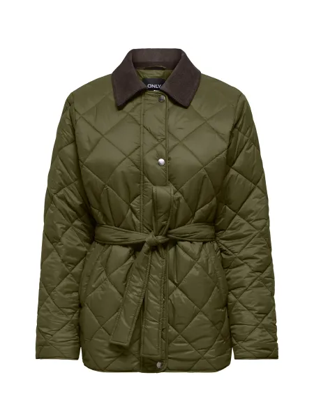 Only Tahia Cord Mix Quilted Jacket