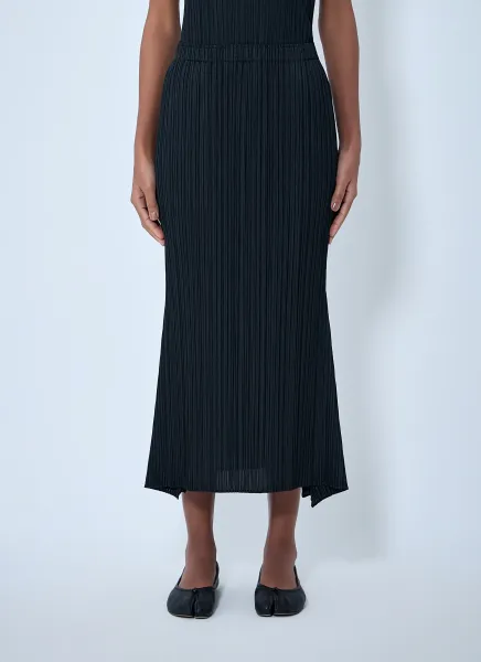 Pleated Midi Skirt