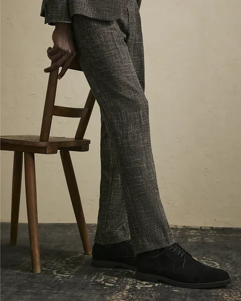 River Island Faux Suede Derby Shoes