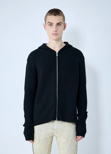 Cashmere Zip-Up Sweater