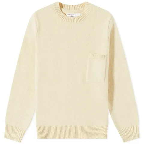 Loose Pocket Crew Knit