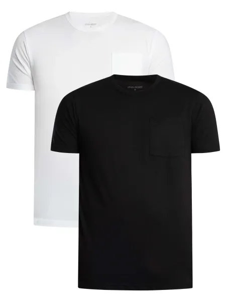 Lyle & Scott Basic 2 Pack Pocket T-Shirt