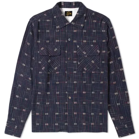 Classic Dobby Plaid Shirt