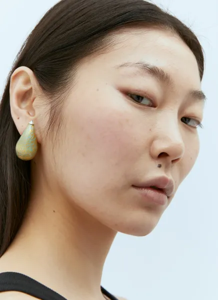 Drop Glass Earrings
