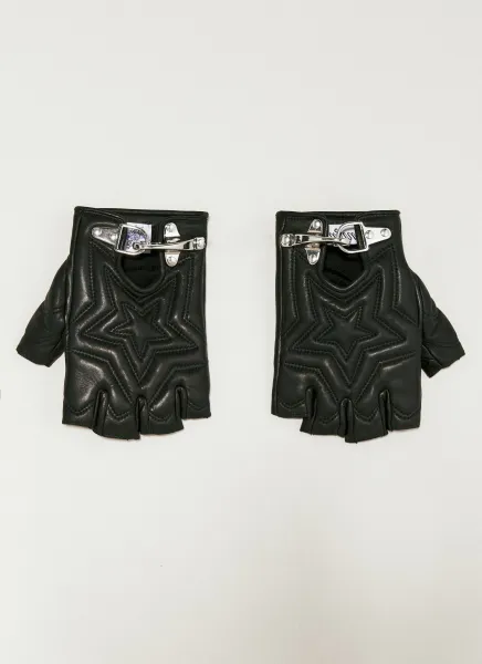 Quilted Leather Mittens