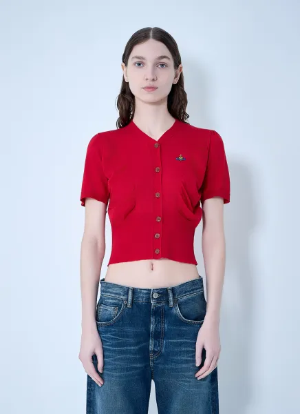 Pamela Ruched Cardigan