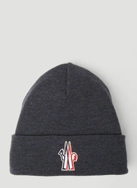 Logo Patch Beanie Hat