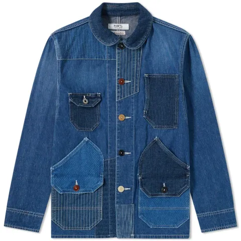 Patchwork Coverall Jacket