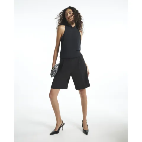 River Island Halter Neck Button Detail Top