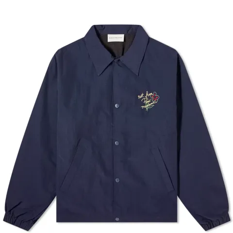 Drôle de Monsieur Sketch Slogan Ripstop Jacket