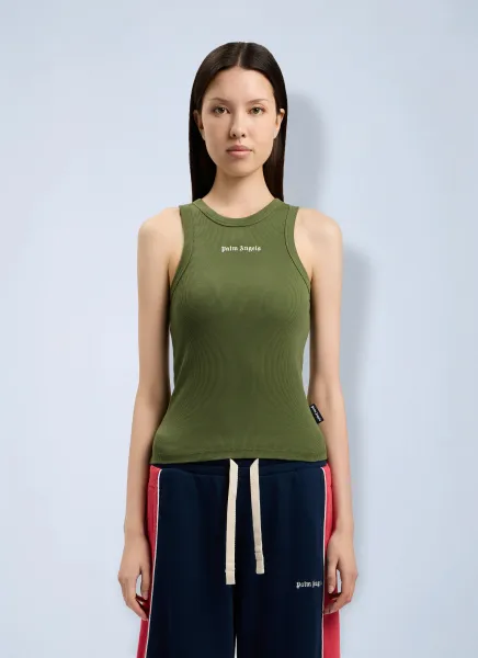 Classic Logo Fitted Tank Top