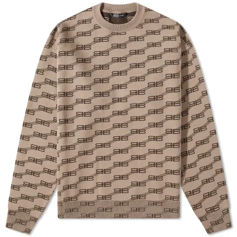 Monogrammed BB Crew Knit