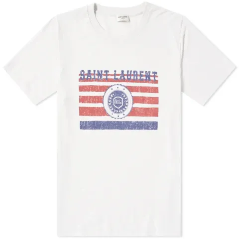 College Flag Print Tee