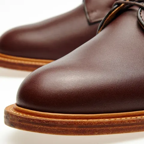 Leather Sole Wholecut Gibson Shoe