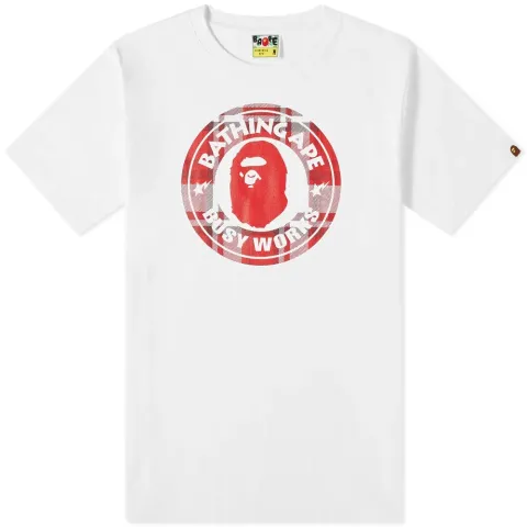 Bape Check Gift Busy Works T-Shirt
