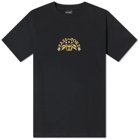 Pass-Port Arched Embroidery T-Shirt