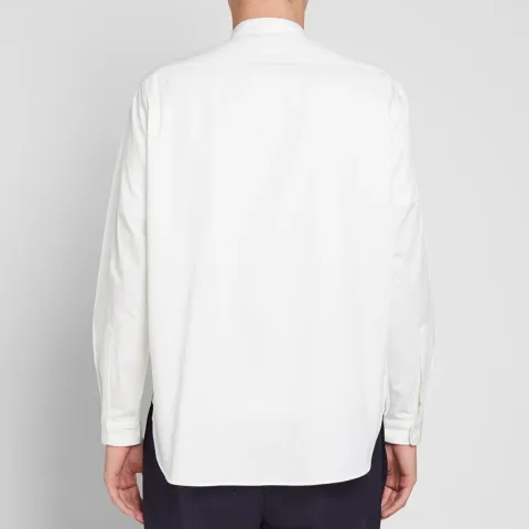 Supima Band Collar Shirt