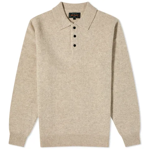 Long Sleeve Knit Polo