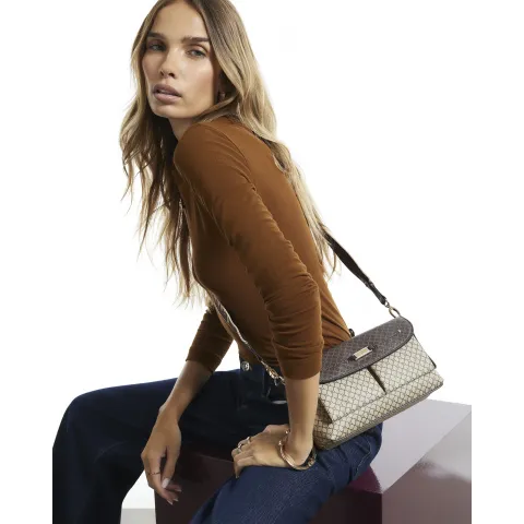 River Island Double Pocket Utility Crossbody Bag
