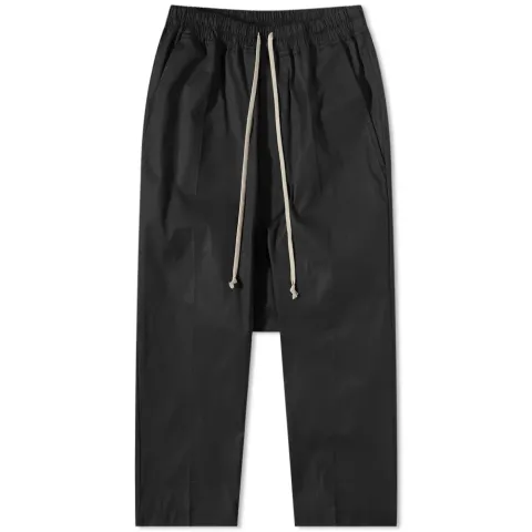 Workwear Drawstring Cropped Pants