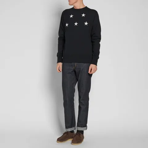 Star Applique Crew Sweat