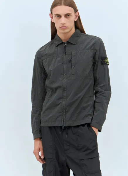 Zip-Up Overshirt
