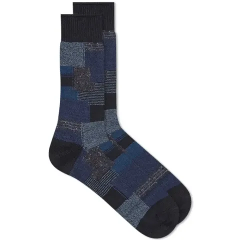 Patchwork Crew Sock