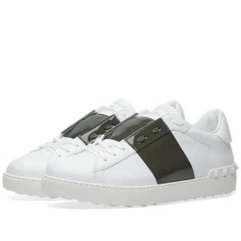 Open Low Top Patent Sneaker