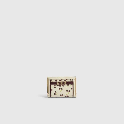 River Island Cherry Print Foldout Purse