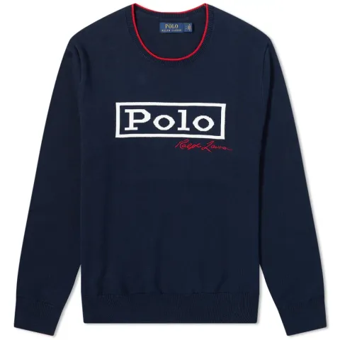 Block Logo Crew Knit