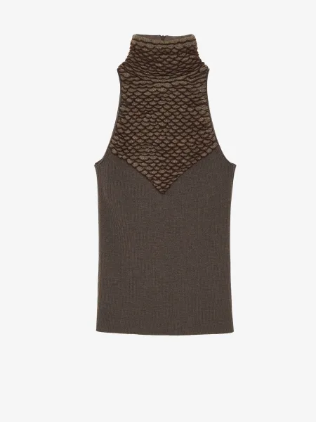 Knit Feathers Top