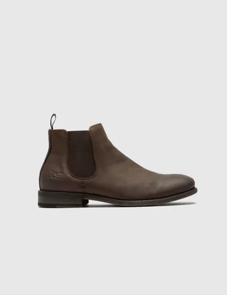 Rodd & Gunn Leather Chelsea Boots Chocolate