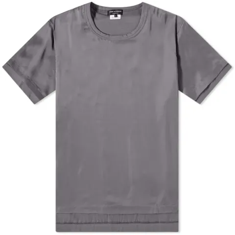Layered Tafeta Cotton T-Shirt