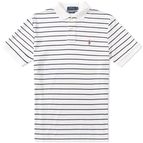 Slim Fit Stripe Polo
