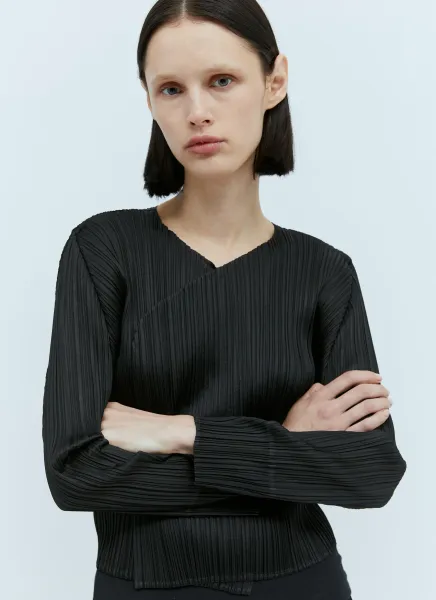 Pleated Cardigan