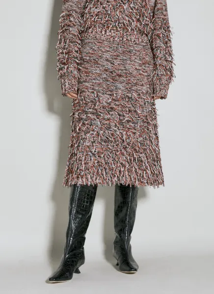 Loops Knitted Skirt