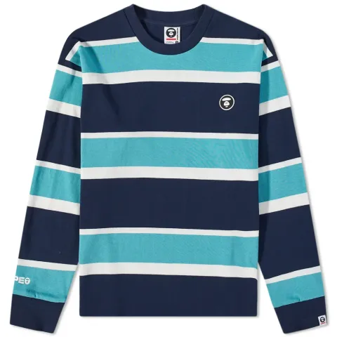 AAPE Long Sleeve Stripe T-Shirt