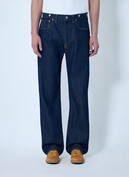 Straight-Leg Denim Jeans