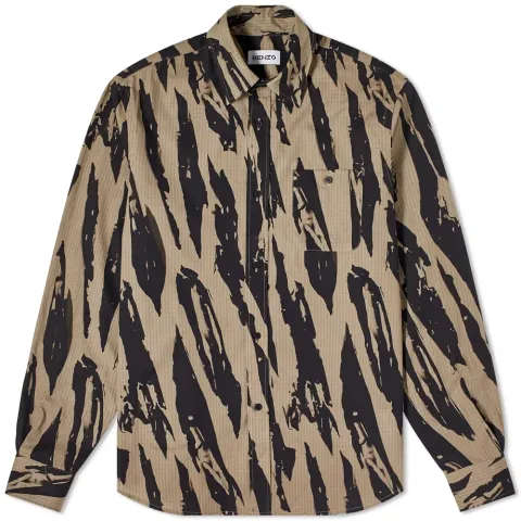 Printed Camo Shirt