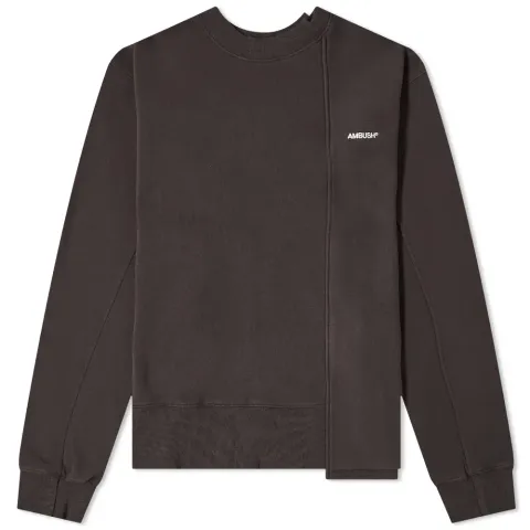 Mix Fleece Logo Sweat