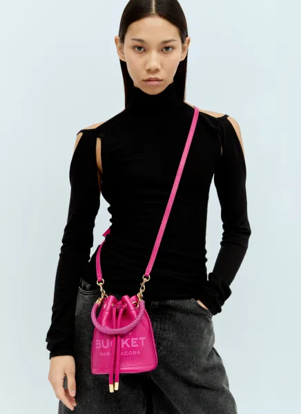 The Leather Mini Bucket Bag