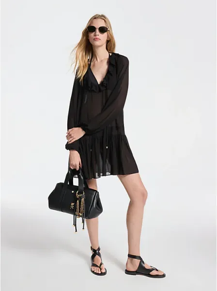Ruffled Mini Dress