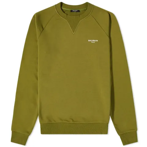 Flocked Logo Sweat