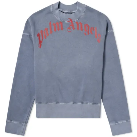 Vintage Wash Curved Crew Sweat