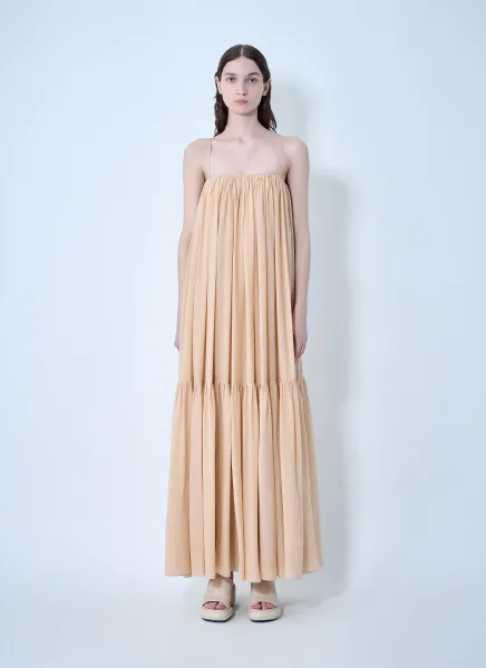 Silk Long Dress